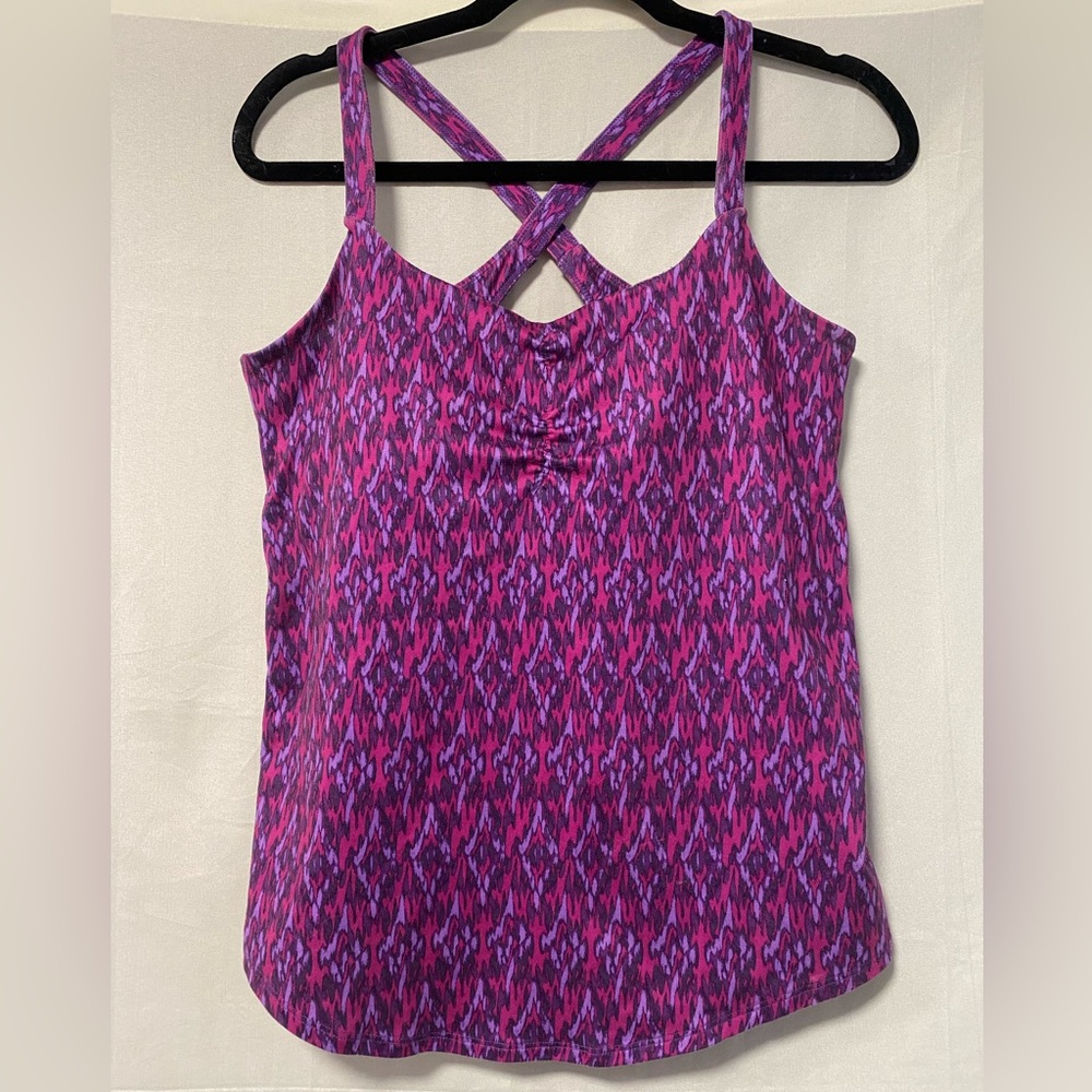 Marmot Purple Print Active Tank Size Medium